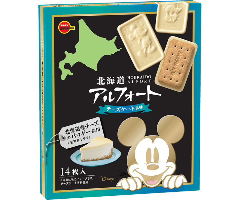 北海道アルフォートチーズケーキ風味ディズニーパッケージ