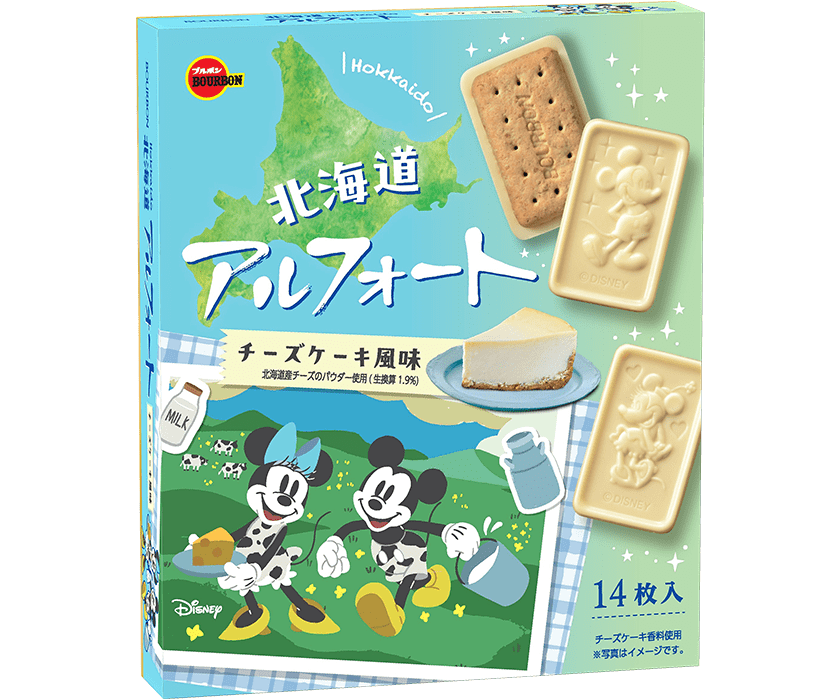 北海道アルフォートチーズケーキ風味ディズニーパッケージ