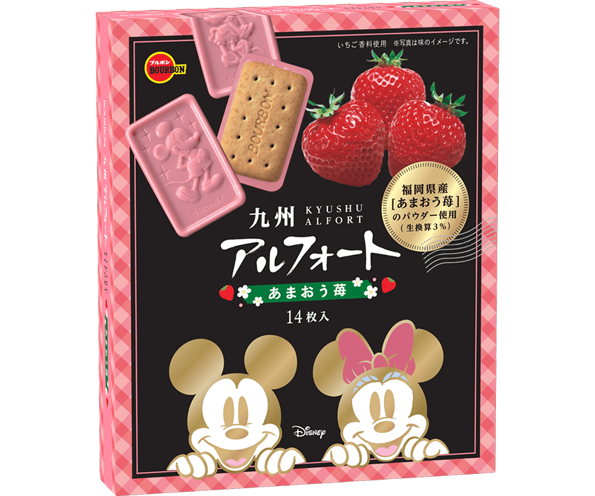 九州アルフォートあまおう苺ディズニーパッケージ