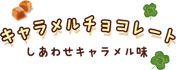 キャラメルチョコレート しあわせキャラメル味