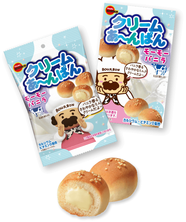 クリームあ〜んぱん モーモーバニラ