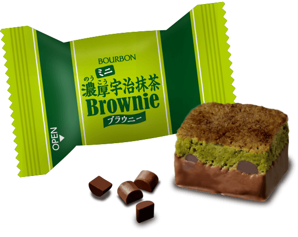 ミニ濃厚宇治抹茶ブラウニー