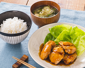 のっけるだけでチキンの照り焼き