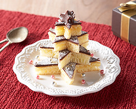 パンケーキのクリスマスツリー