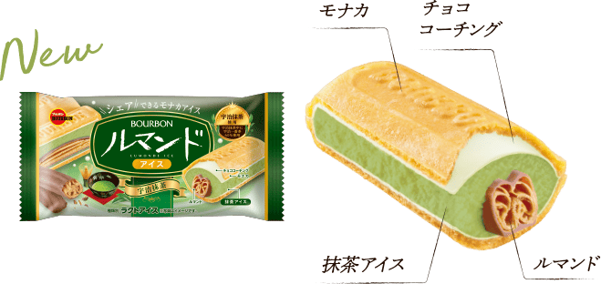 ルマンドアイス宇治抹茶