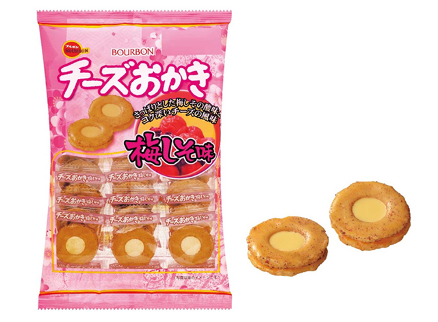 チーズおかき梅しそ味