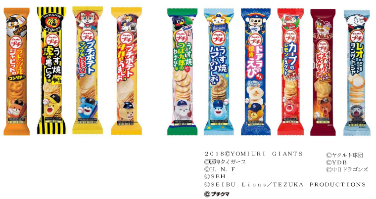 2018 年度プロ野球球団タイアップ プチシリーズ