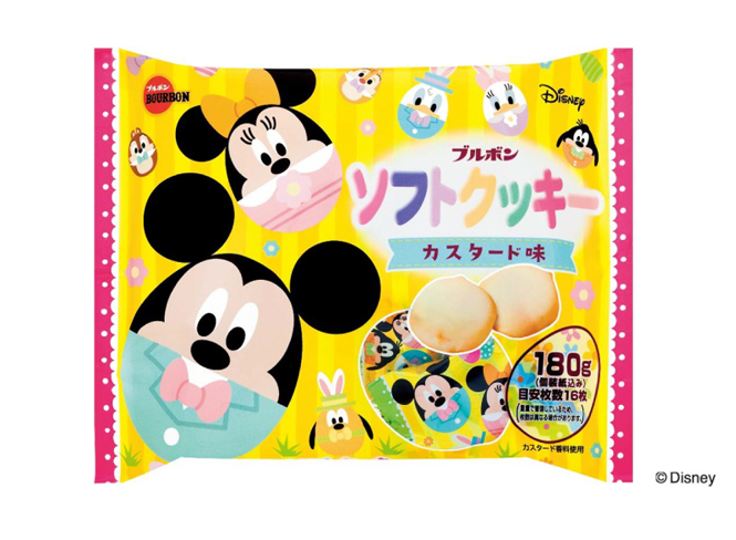 １８０ｇソフトクッキーカスタード味（ディズニーイースター）