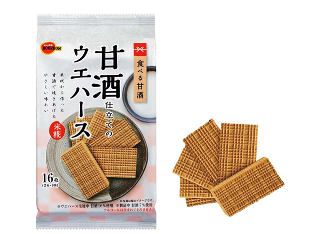 甘酒仕立てのウエハース