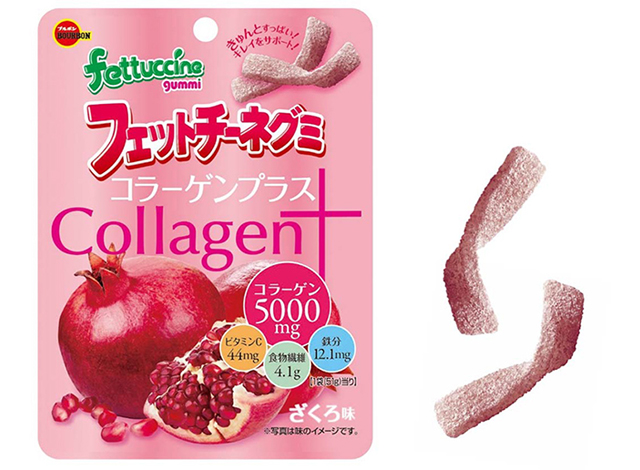 フェットチーネグミ コラーゲンプラスざくろ味