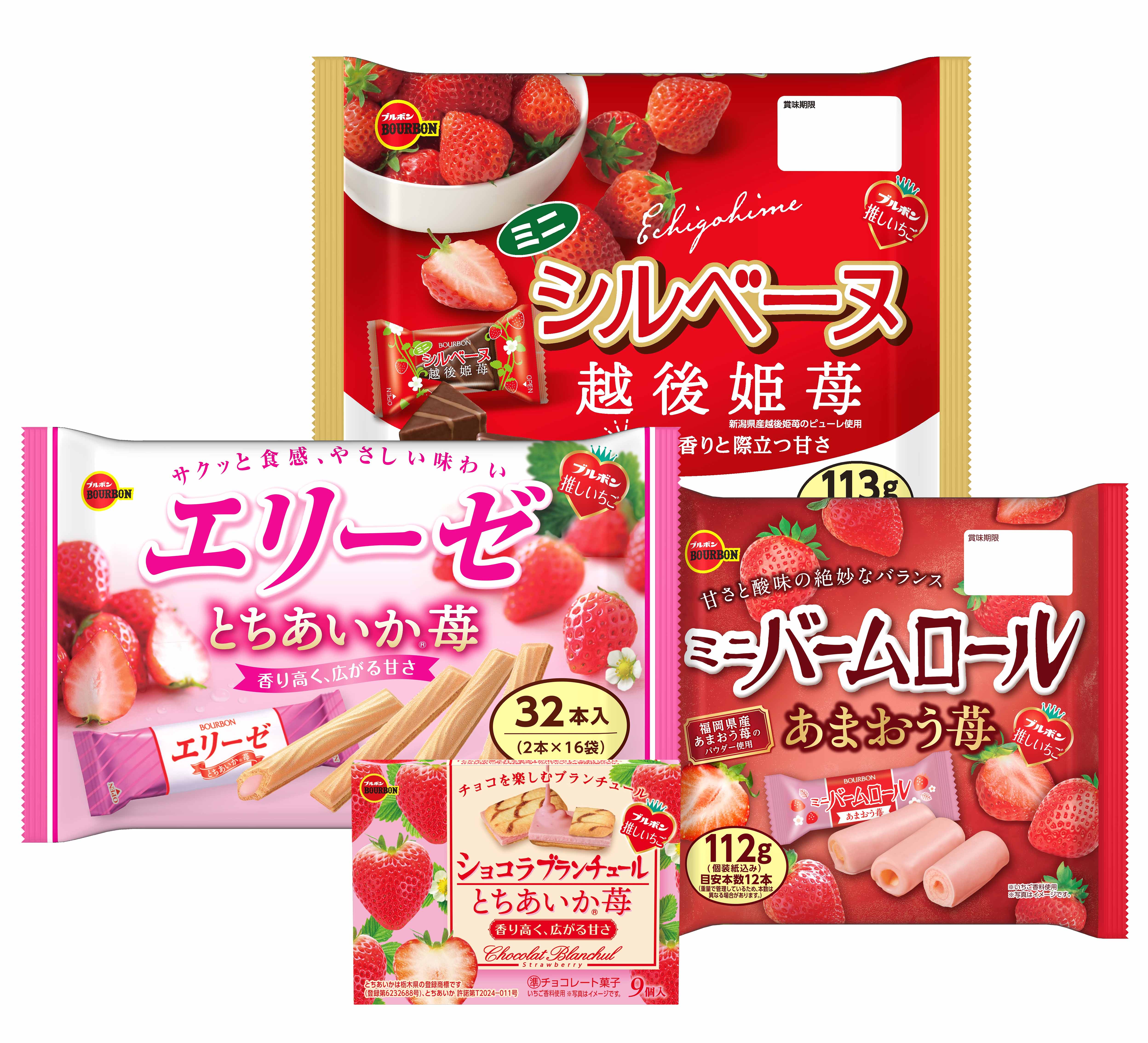 2024.11 いちご商品集合