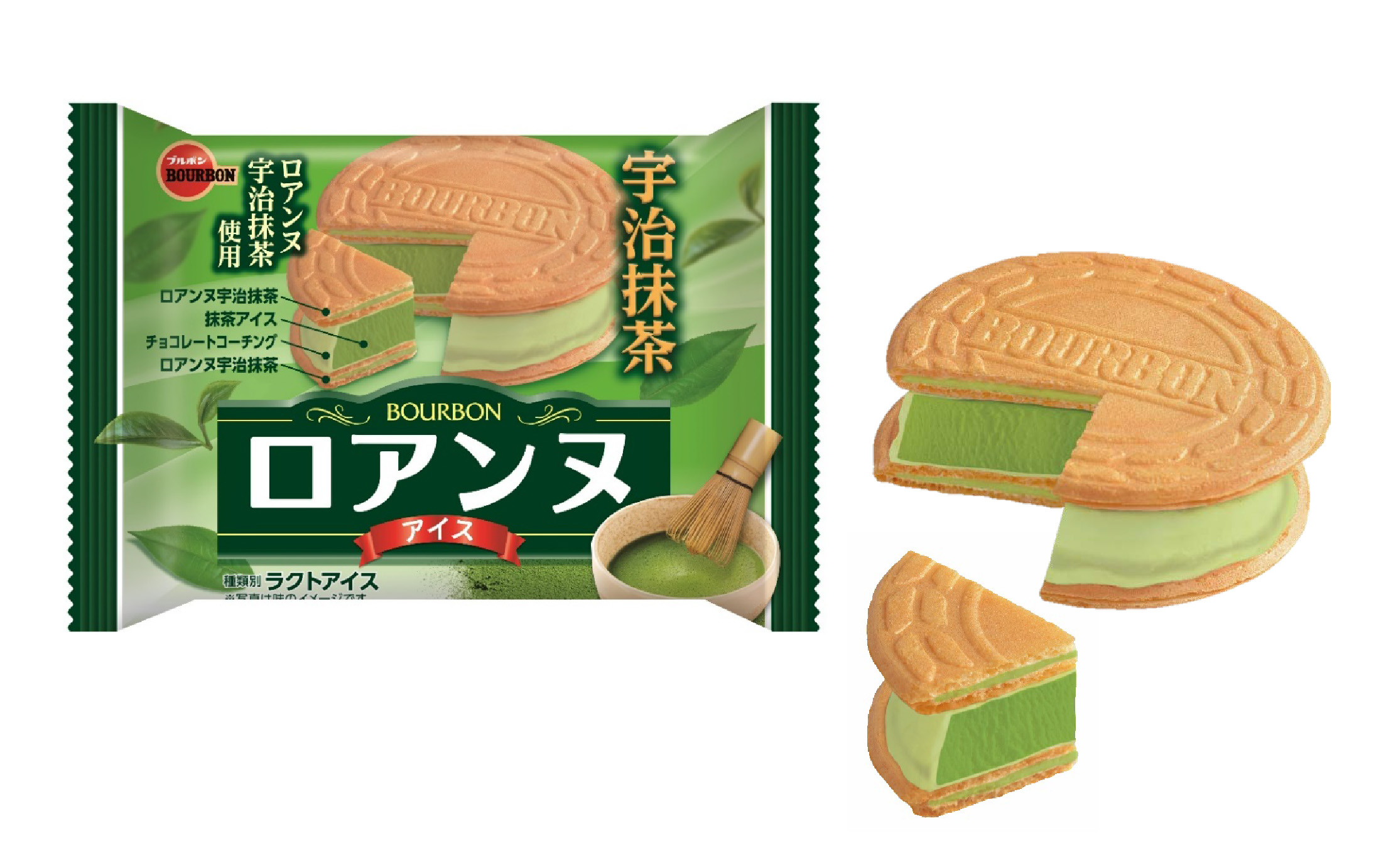HPロアンヌアイス宇治抹茶