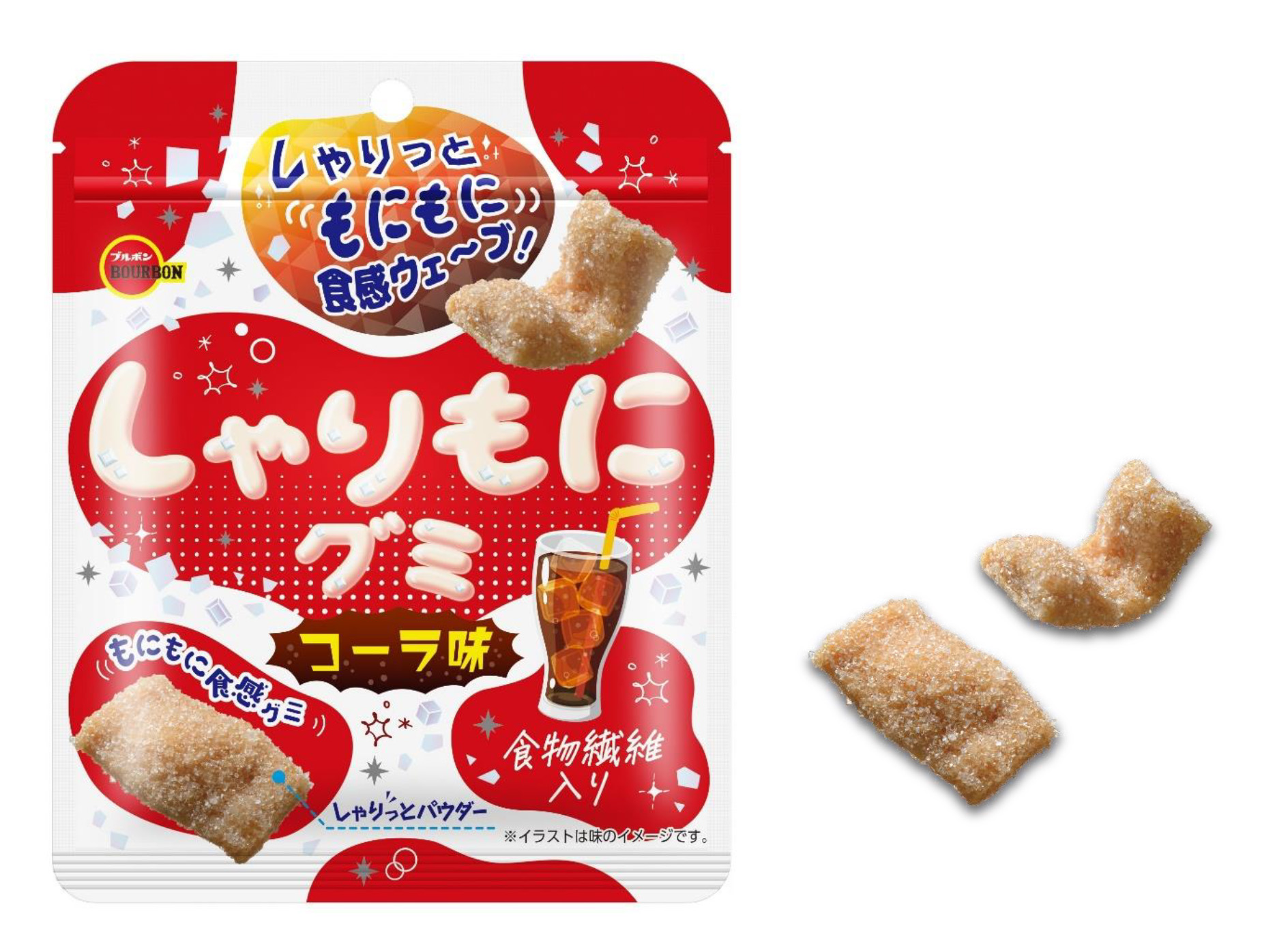 しゃりっともにもにコーラ味「しゃりもにグミコーラ味」を6月18日(火