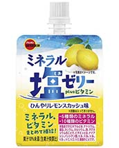 ミネラル塩ゼリーｐｌｕｓビタミンひんやりレモンスカッシュ味