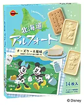 ディズニー／北海道アルフォートチーズケーキ風味