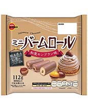 ミニバームロール和栗モンブラン味