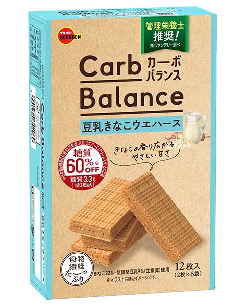 カーボバランス豆乳きなこウエハース | 商品情報 | ブルボン
