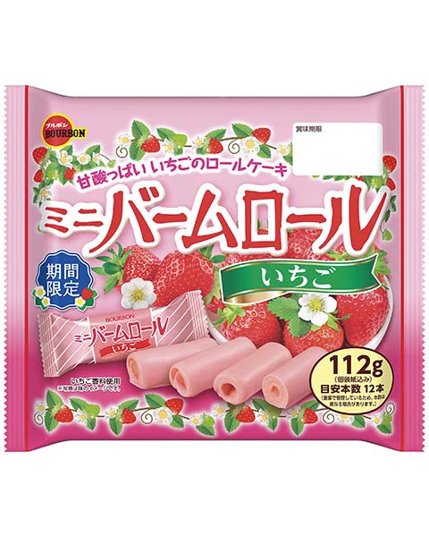 ミニバームロールいちご