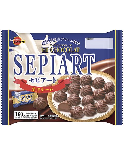 160gセピアート生クリーム 商品情報 ブルボン