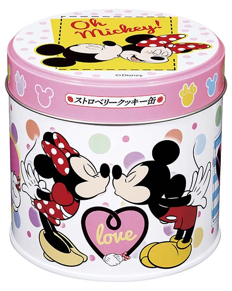 ストロベリークッキー缶 ディズニー 商品情報 ブルボン