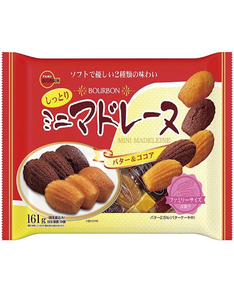 ミニマドレーヌfs 商品情報 ブルボン