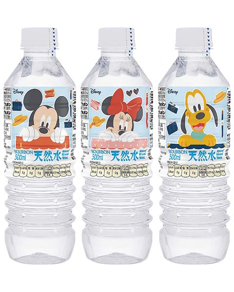 ディズニー／天然水500ml | 商品情報 | ブルボン