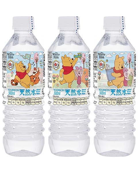 くまのプーさん／天然水500ml | 商品情報 | ブルボン