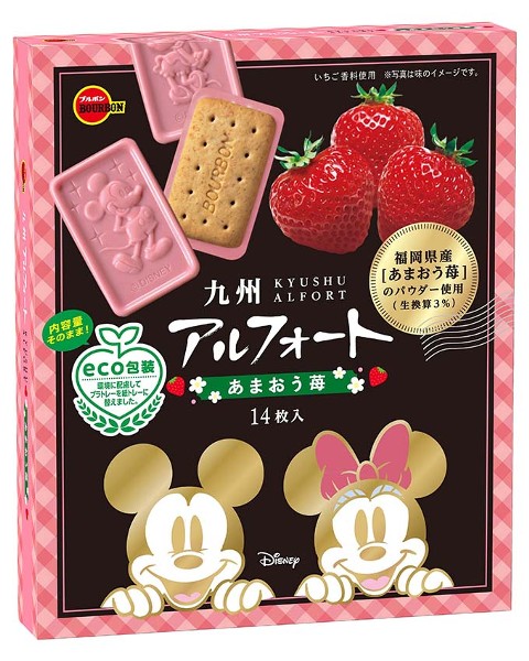 九州アルフォートあまおう苺 ディズニーパッケージ　