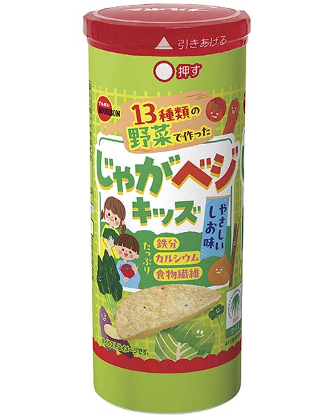 ぽてち じゃがベジキッズやさしいしお味 | 商品情報 | ブルボン