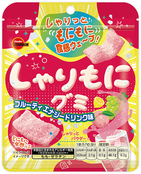 しゃりもにグミ フルーティエナジードリンク味