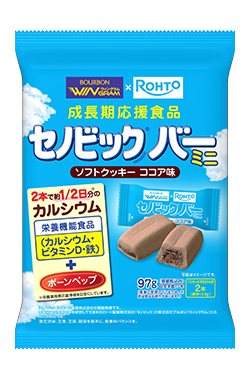 セノビックバーミニ ソフトクッキーココア味