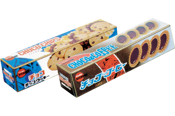Establishes Washima Factory. Cookies sold in 150-yen packs prove very popular. Capital increases to 500 million yen. Annual sales: 40.5 billion yen.